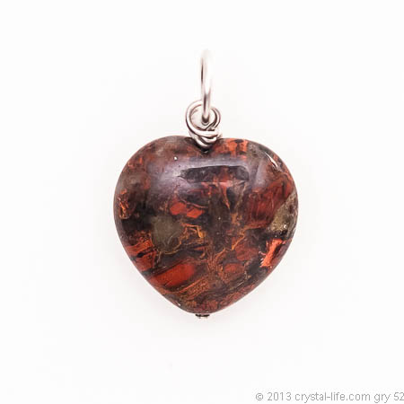 poppy jasper pendant