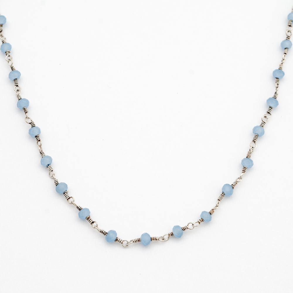 Fairy Dreams - Blue Chalcedony Necklace Crystal Life Technology