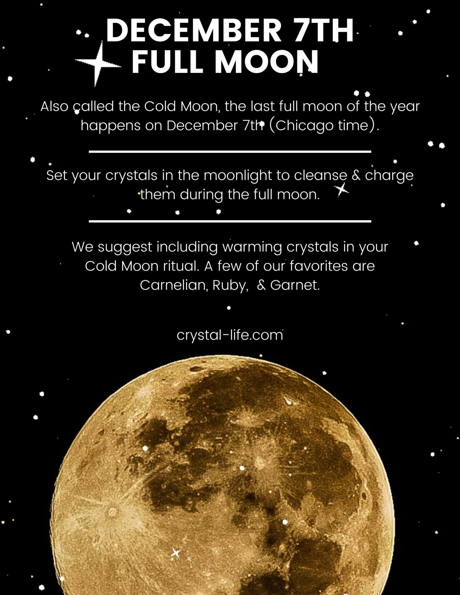 Cold Full Moon December 78 Crystal Life Technology