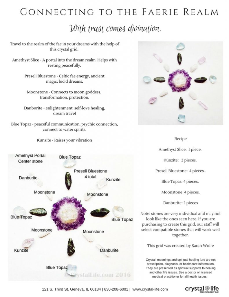 Connect to the Faerie Realm | Crystal Grid | Crystal Life Technology, Inc.